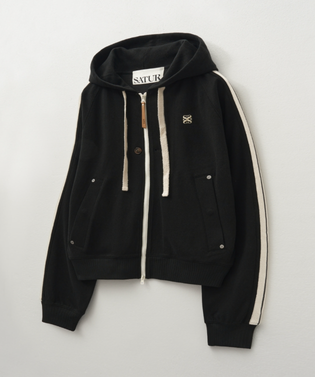 韓國 Satur Lawton Loose Fit Hood Zip-up【SR024】