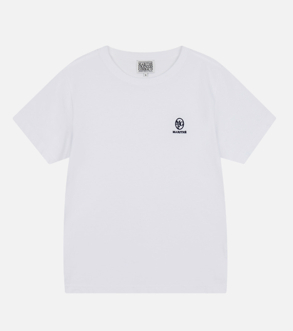 韓國 Marithe Francois Girbaud W EMBROIDERY LOGO TEE【MF398】