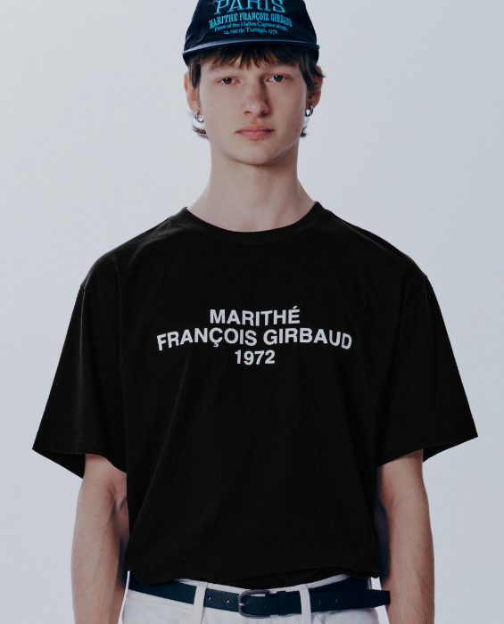 韓國 Marithe Francois Girbaud LETTERING LOGO OVERSIZED TEE【MF400】