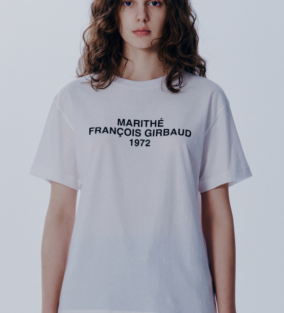 韓國 Marithe Francois Girbaud LETTERING LOGO OVERSIZED TEE【MF400】