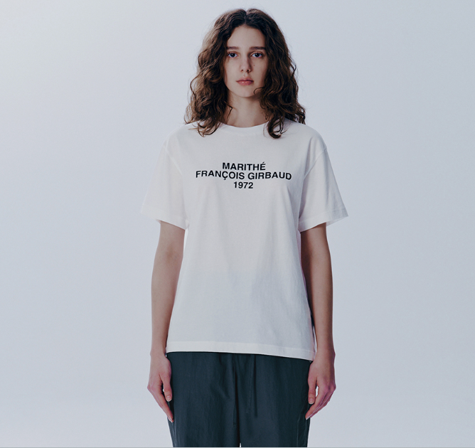 韓國 Marithe Francois Girbaud LETTERING LOGO OVERSIZED TEE【MF400】