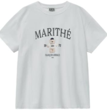 韓國 Marithe Francois Girbaud GRAPHIC OVERSIZED TEE【MF407】