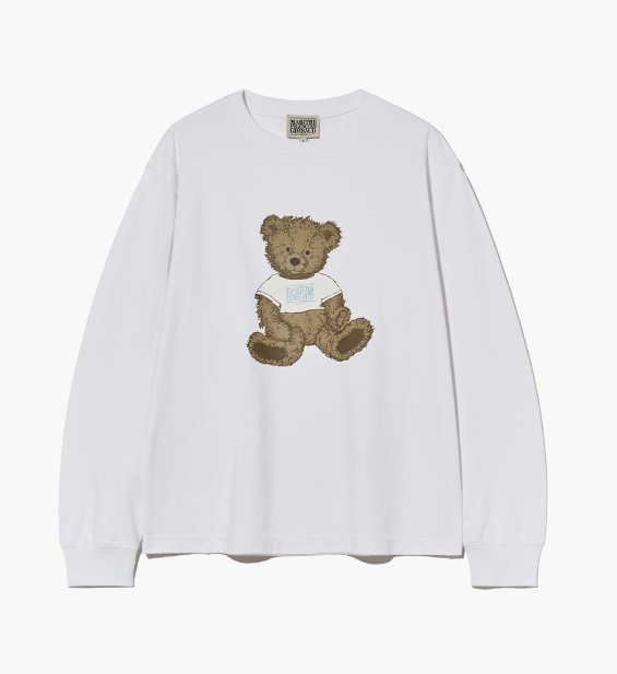 韓國 Marithe Francois Girbaud DOODLE BEAR LONG SLEEVE【MF409】