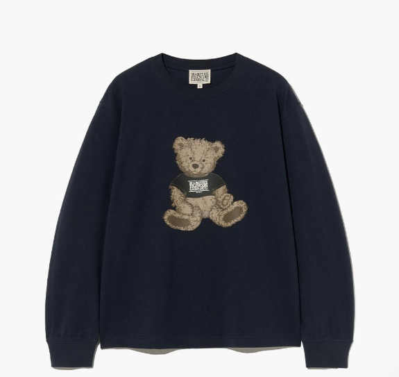 韓國 Marithe Francois Girbaud DOODLE BEAR LONG SLEEVE【MF409】