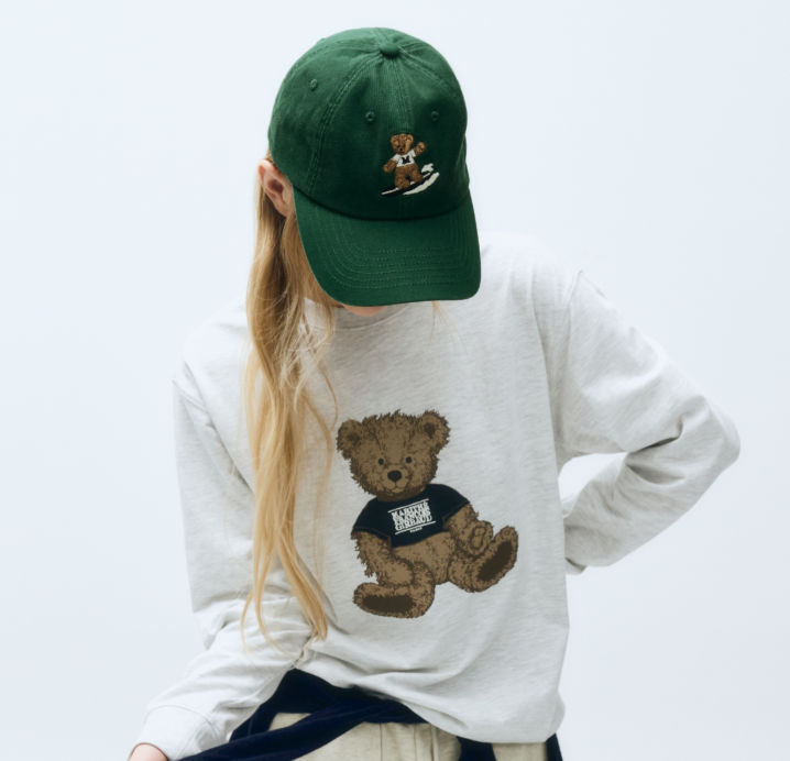 韓國 Marithe Francois Girbaud DOODLE BEAR LONG SLEEVE【MF409】