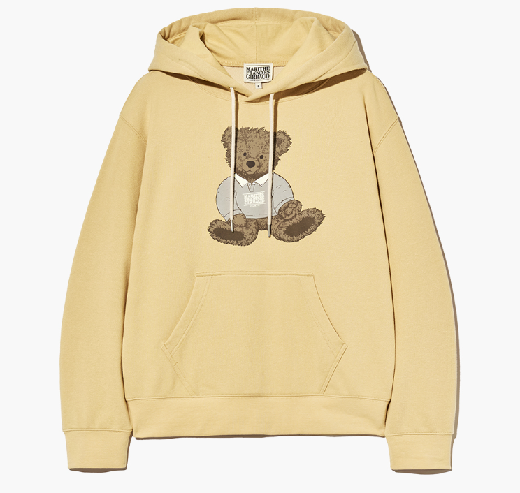 韓國 Marithe Francois Girbaud DOODLE BEAR HOODIE【MF432】