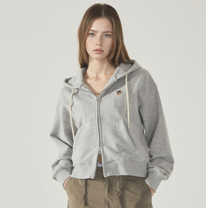 【現貨】韓國 Who.A.U Steve Head Patch Hooded Zip-Up【WA106】