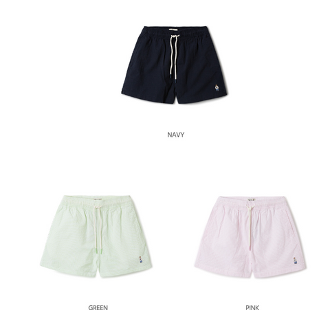 韓國 Who.A.U Steve Seersucker Shorts【WA123】
