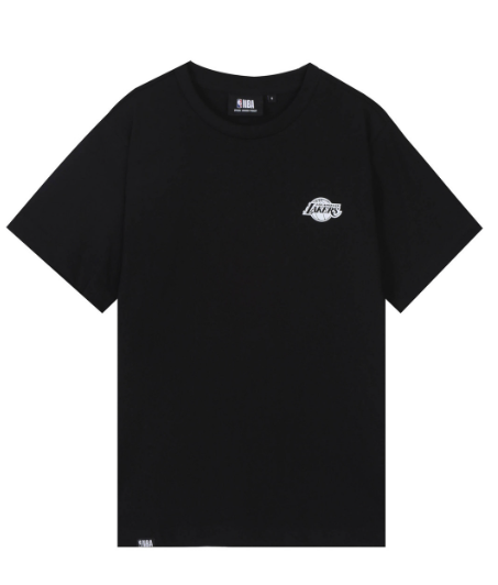 韓國 NBA LAL Team Small Logo Short Sleeve T-Shirt【NA004】