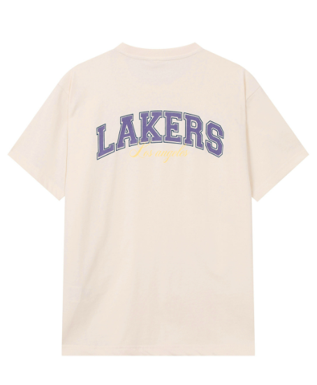 韓國 NBA LAL Back Arch Short Sleeve T-Shirt【NA011】