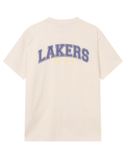 韓國 NBA LAL Back Arch Short Sleeve T-Shirt【NA011】