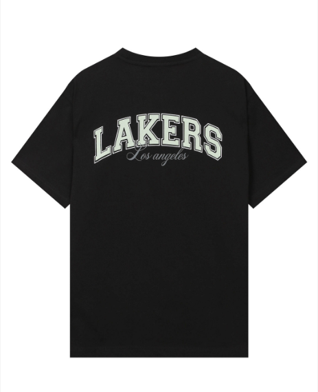 韓國 NBA LAL Back Arch Short Sleeve T-Shirt【NA011】