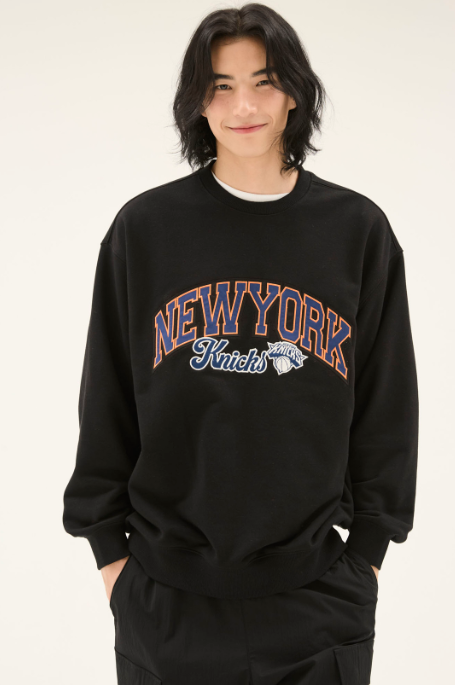 韓國 NBA NYK Arched Sweatshirt【NA022】