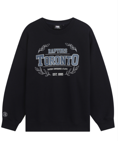 韓國 NBA TOR Laurel Big Logo Heavy Sweatshirt【NA023】