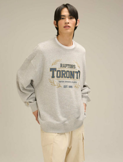 韓國 NBA TOR Laurel Big Logo Heavy Sweatshirt【NA023】