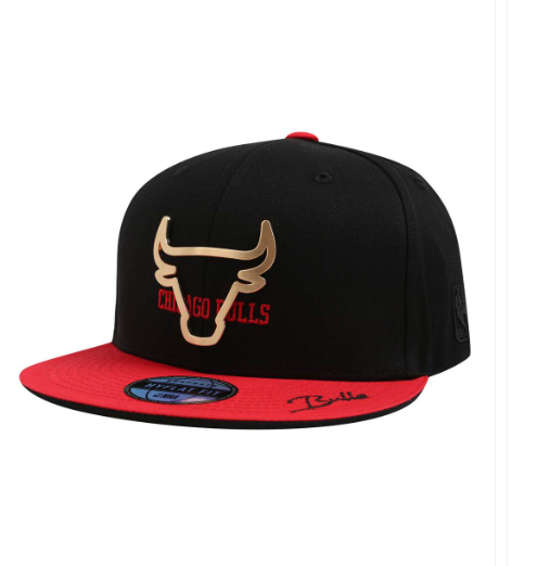 韓國 NBA CHI BULLS OUTLINE METAL SNAPBACK HYFLAT_H CAP【NA051】