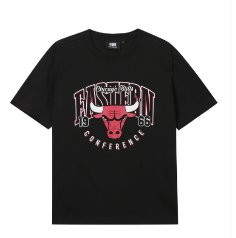 韓國 NBA CHI Team Logo Loose Fit Short Sleeve T-Shirt【NA055】