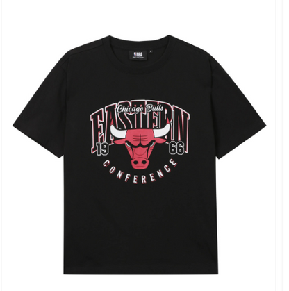 韓國 NBA CHI Team Logo Loose Fit Short Sleeve T-Shirt【NA055】