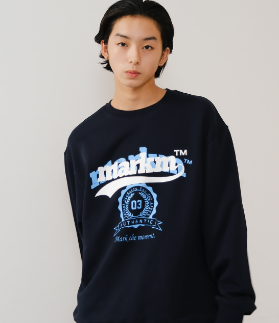 韓國 Markm BIG SYMBOL LOGO SWEATSHIRT【MA130】