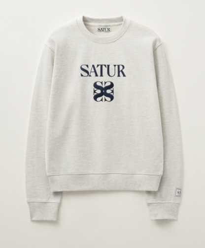 韓國 Satur (W) Classic Logo Sweatshirt【SR002】