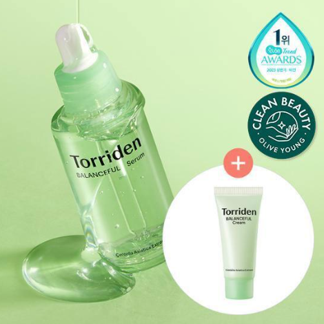 韓國 Torriden 平衡積雪草鎮靜精華液 50ml+平衡霜 20ml【OY342】 - STT Mall HK 靚太網購