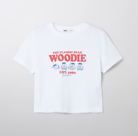 韓國 SPAO Crop Short Sleeve T-shirt【SP082】