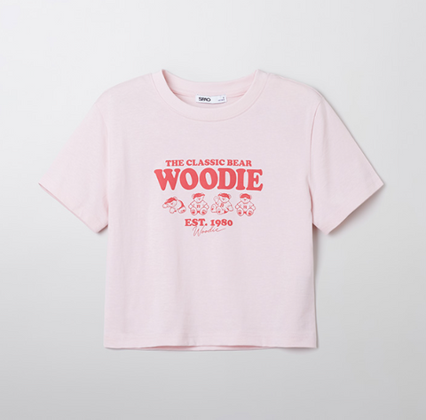 韓國 SPAO Crop Short Sleeve T-shirt【SP082】