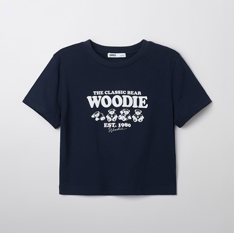 韓國 SPAO Crop Short Sleeve T-shirt【SP082】