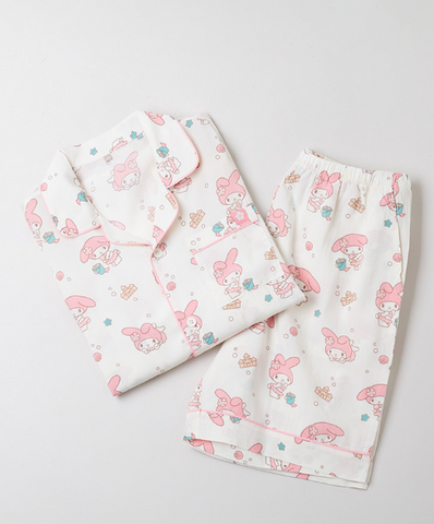 韓國 SPAO Sanrio Characters Short Sleeve Pajamas【SP095】