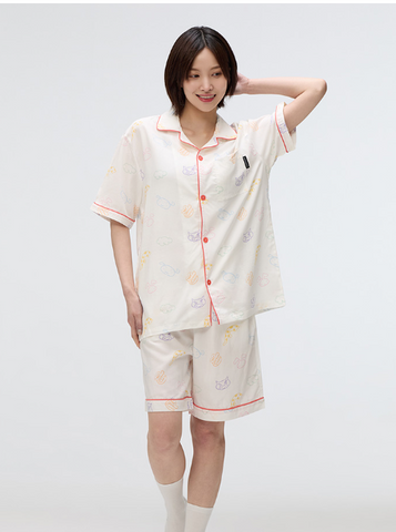韓國 SPAO Crayon Shin-chan Short Sleeve Pajamas【SP097】