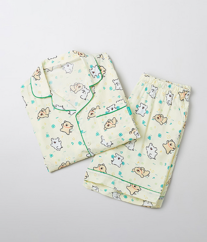 韓國 SPAO Ogu Ogu Maltese Short Sleeve Pajamas【SP098】