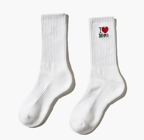 韓國 Marithe Francois Girbaud I LOVE MFG SOCKS (1pcs)【MF460】