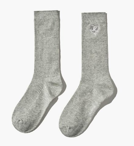 韓國 Marithe Francois Girbaud HEART M LOGO SOCKS (1pcs)【MF463】