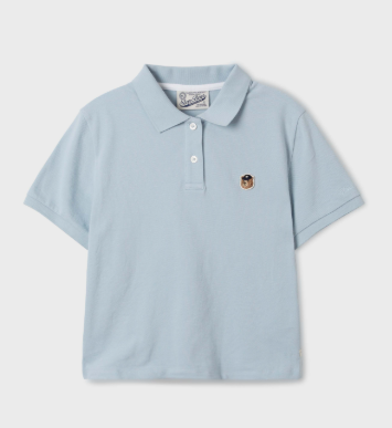 韓國 WhoAU Women's Steve Crop Collar T-Shirt【WA133】