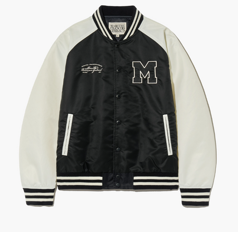韓國 Marithe Francois Girbaud NYLON COLOR BLOCK BASEBALL JACKET【MF346】