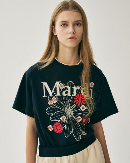 韓國 Mardi Mercredi TSHIRT FLOWERMARDI BLOSSOM【MM045】