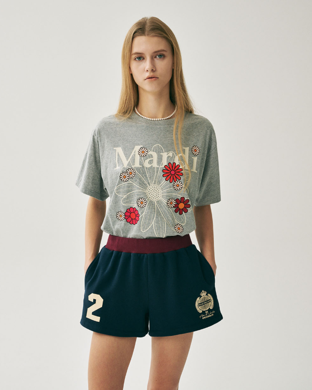 韓國 Mardi Mercredi TSHIRT FLOWERMARDI BLOSSOM【MM045】