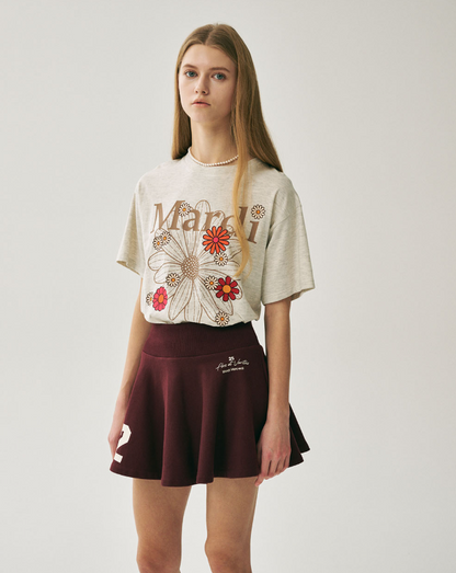 韓國 Mardi Mercredi TSHIRT FLOWERMARDI BLOSSOM【MM045】