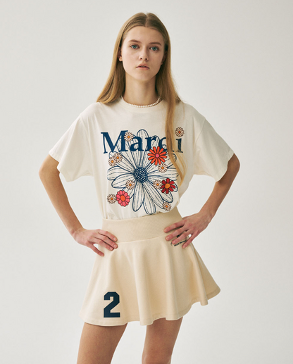 韓國 Mardi Mercredi TSHIRT FLOWERMARDI BLOSSOM【MM045】
