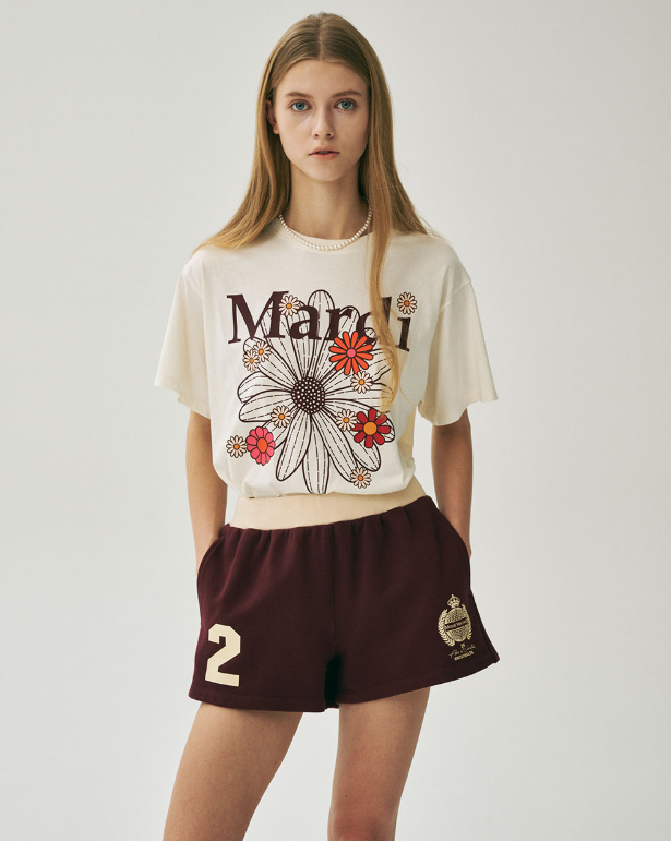 韓國 Mardi Mercredi TSHIRT FLOWERMARDI BLOSSOM【MM045】