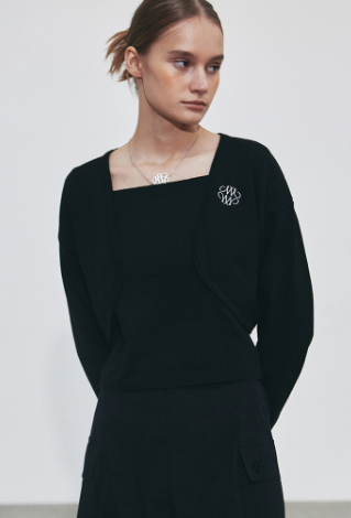韓國 Nick Nicole BOLERO CARDIGAN SET UP【NN172】