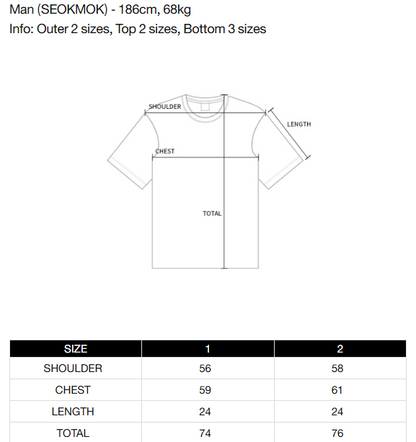 韓國 ADLV STAR BEAR SHORT SLEEVE T-SHIRT【AD013】