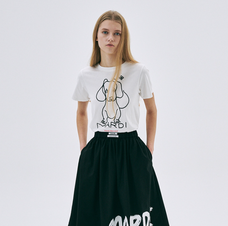 韓國 Mardi Mercredi SLIM TSHIRT DDANJI CH.02【MM071】