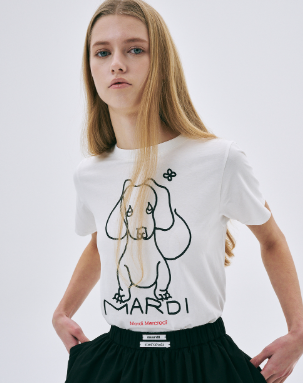 韓國 Mardi Mercredi SLIM TSHIRT DDANJI CH.02【MM071】