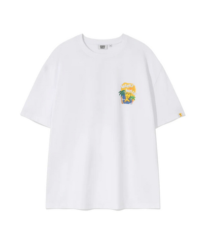 韓國 Wacky Willy Kiki Ocean Graphic Short Sleeve T-Shirt【WW230】