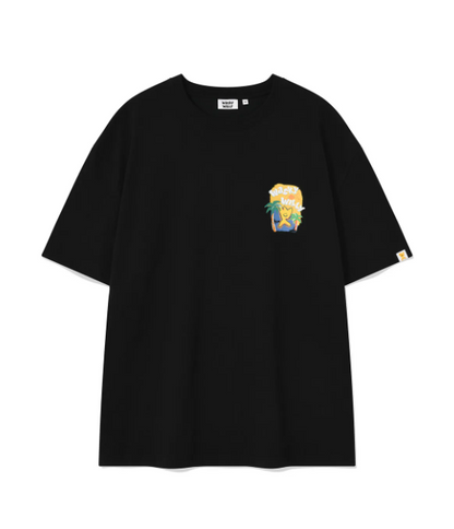 韓國 Wacky Willy Kiki Ocean Graphic Short Sleeve T-Shirt【WW230】