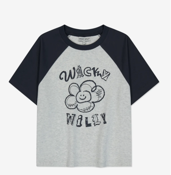 韓國 Wacky Willy Short cartoon graffiti T-shirt【WW219】