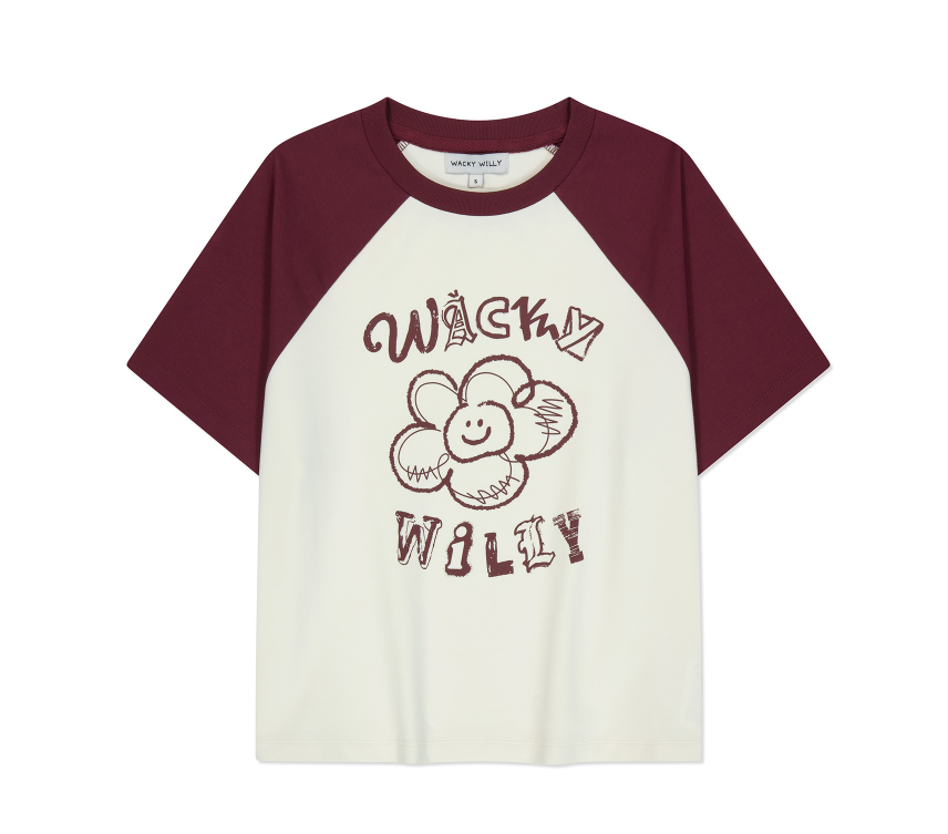 韓國 Wacky Willy Short cartoon graffiti T-shirt【WW219】