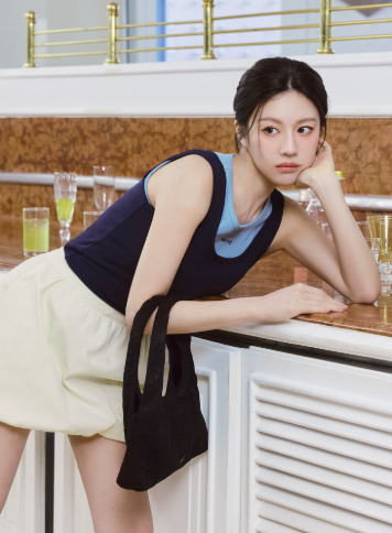 韓國 Marithe Francois Girbaud W LAYERED SLEEVELESS【MF589】