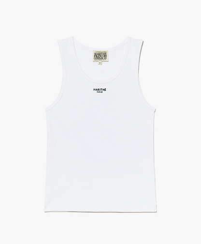 韓國 Marithe Francois Girbaud W U NECK SLEEVELESS【MF590】
